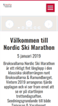 Mobile Screenshot of nordicskimarathon.se